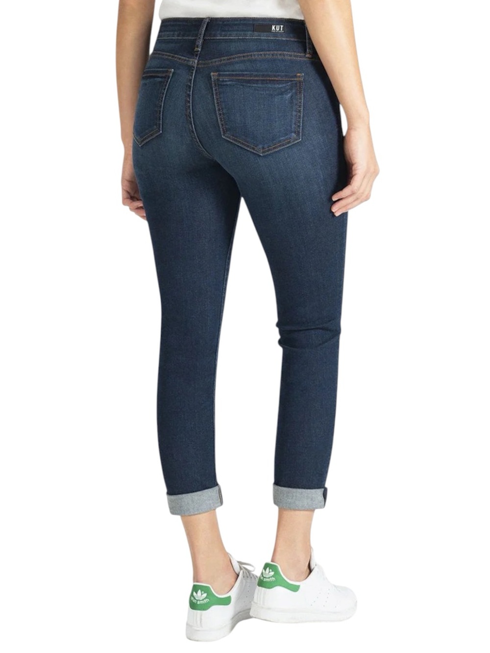 Kut From the Kloth Catherine Boyfriend Jeans Blue Slim Straight Leg Women’s 6 - Picture 17 of 17